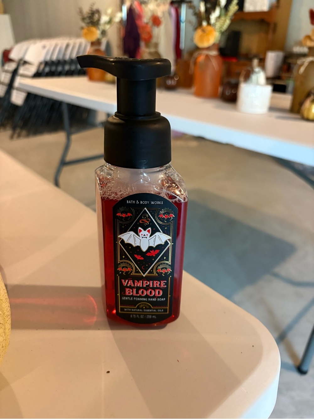 Bath & Body Works Vampire Blood Gentle Foaming Hand Soap - Red with Black Pump